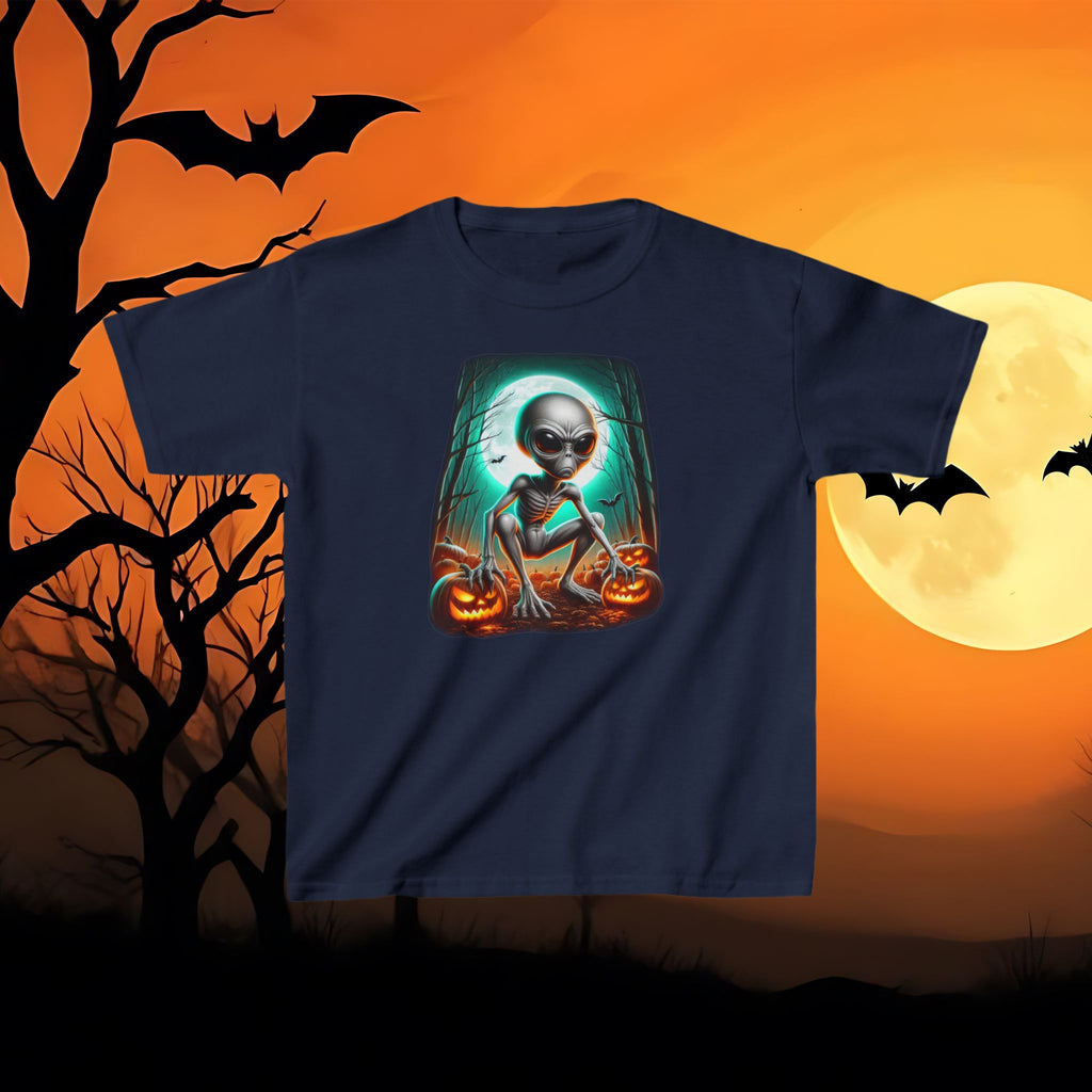 Alien Pumpkin Patch Youth T-shirt