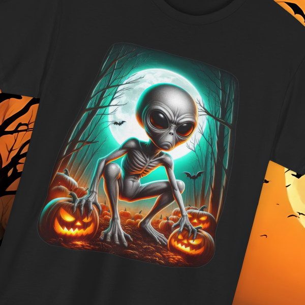 Alien Pumpkin Patch T-Shirt