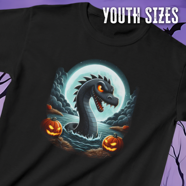 Lake Monster Pumpkin Patch Youth T-shirt