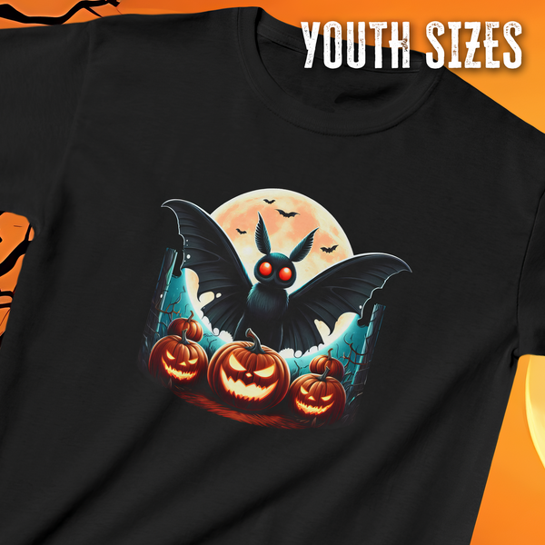 Mothman Pumpkin Patch Youth T-shirt