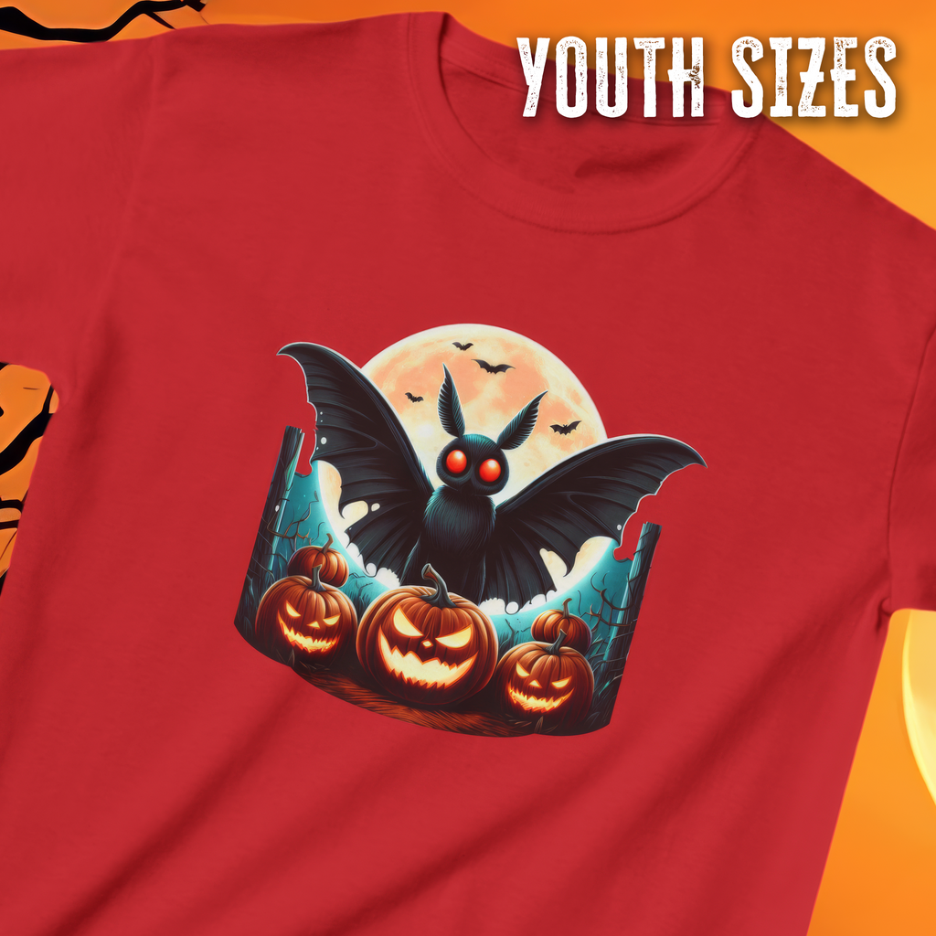 Mothman Pumpkin Patch Youth T-shirt