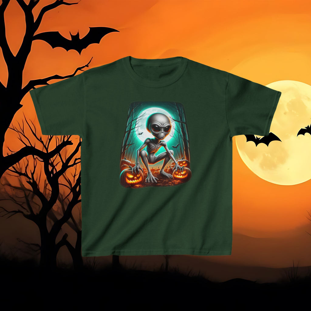 Alien Pumpkin Patch Youth T-shirt