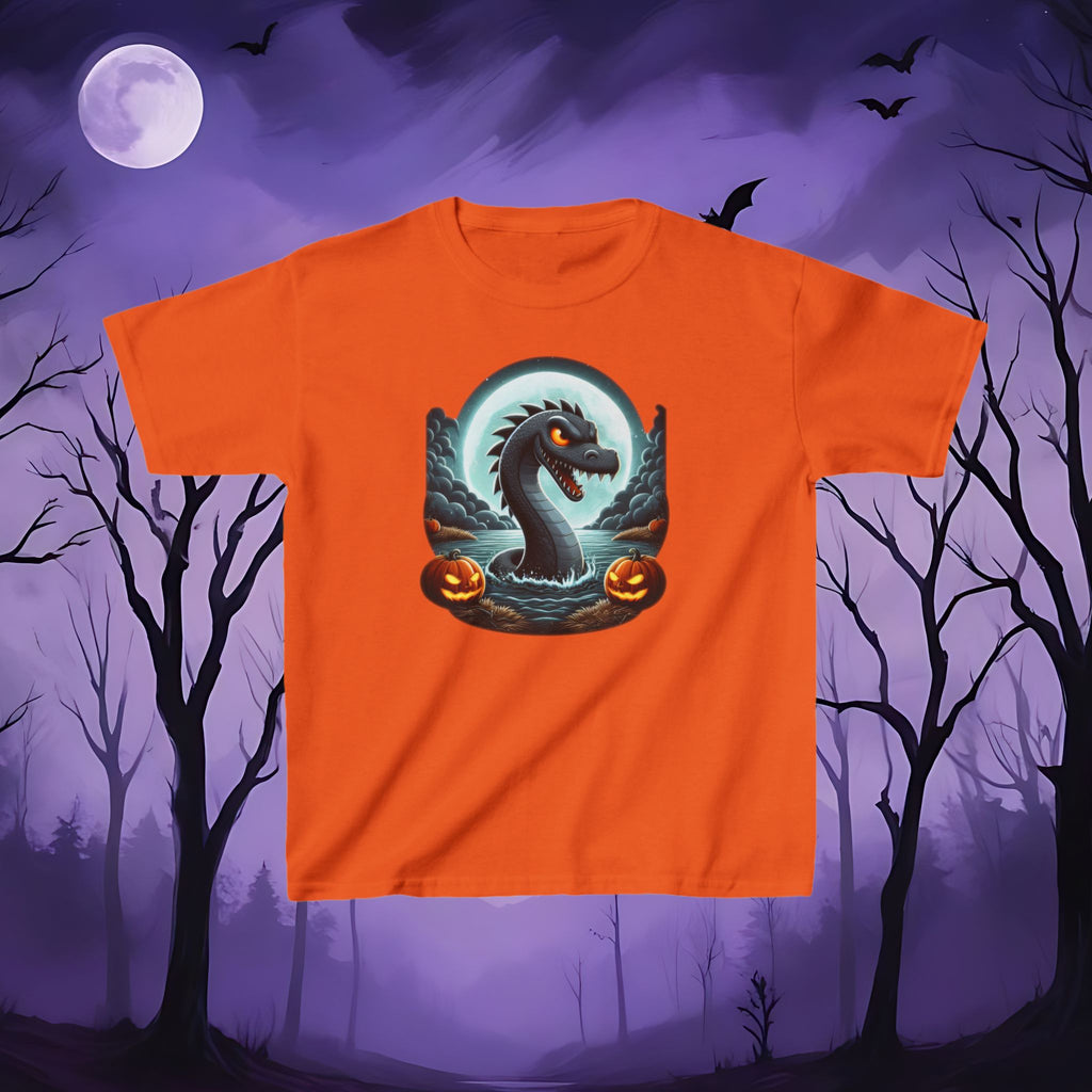 Lake Monster Pumpkin Patch Youth T-shirt